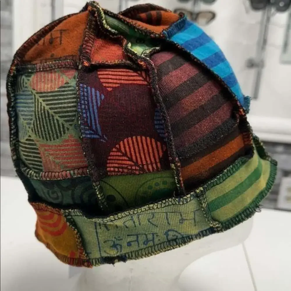 Colorful Patchwork Beanie